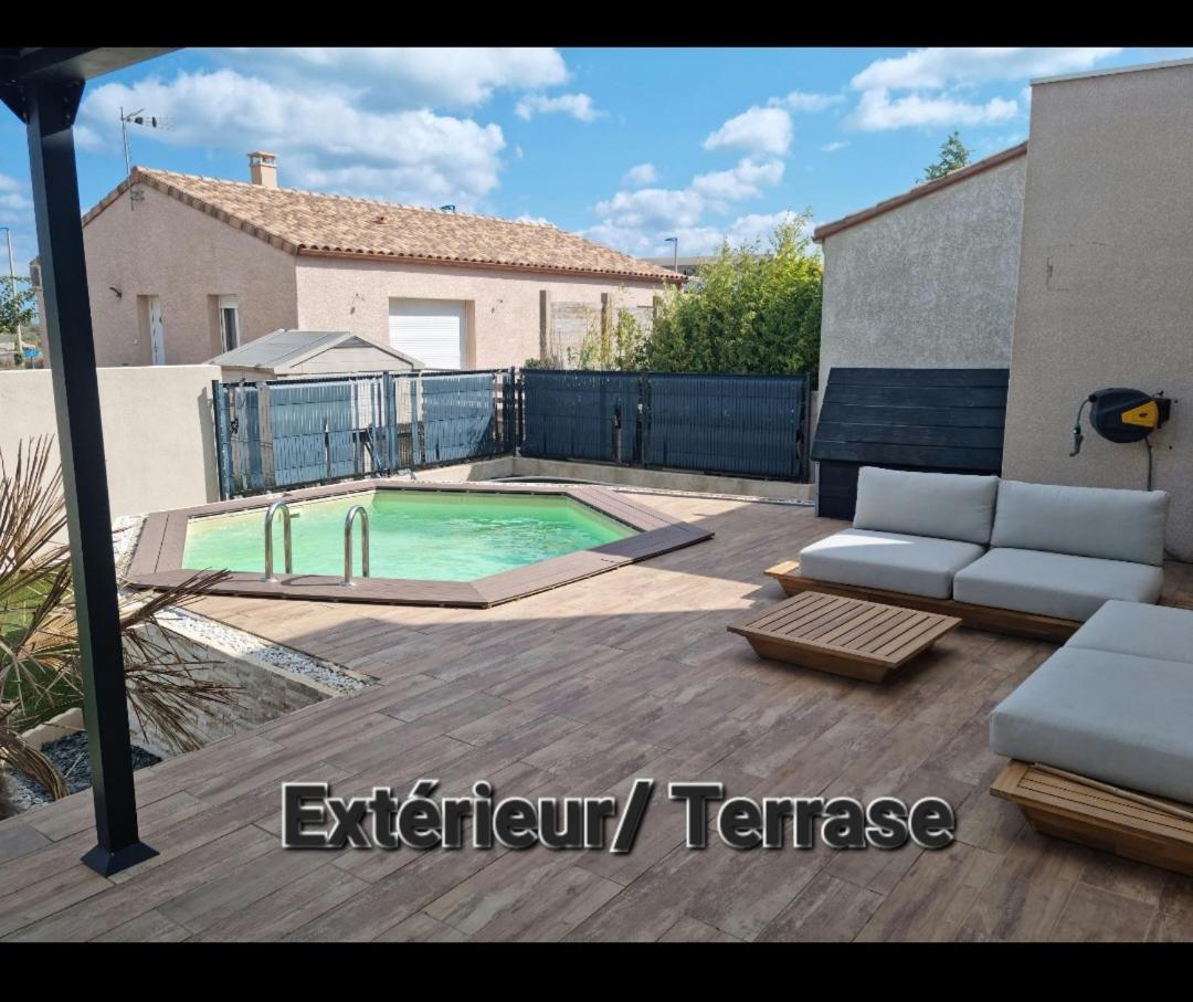 Maison 8 Couchages Clim, Plage A Pied, Petite Piscine Port-la-Nouvelle Exterior foto